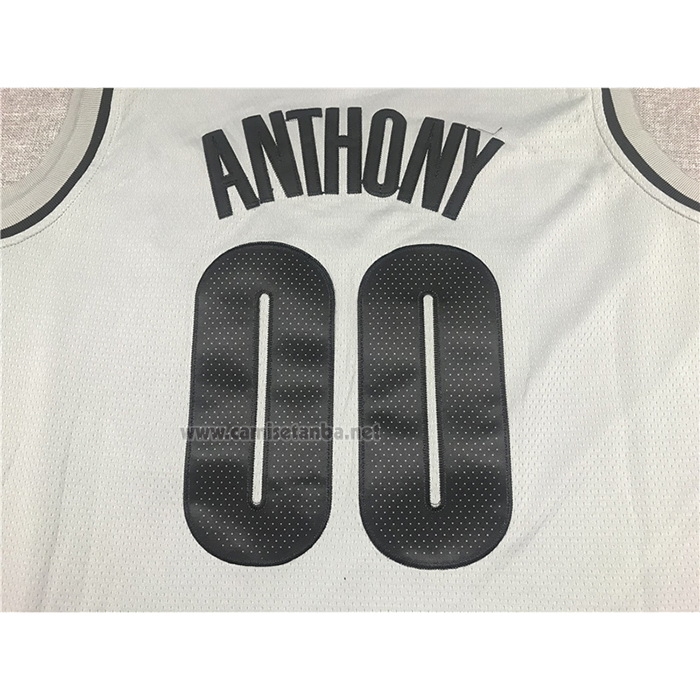 Camiseta Portland Trail Blazers Carmelo Anthony #00 Earned 2020-21 Gris